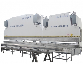 WE67K-800T8000+WE67K-400T4000 CNC Press Brake in Tandem